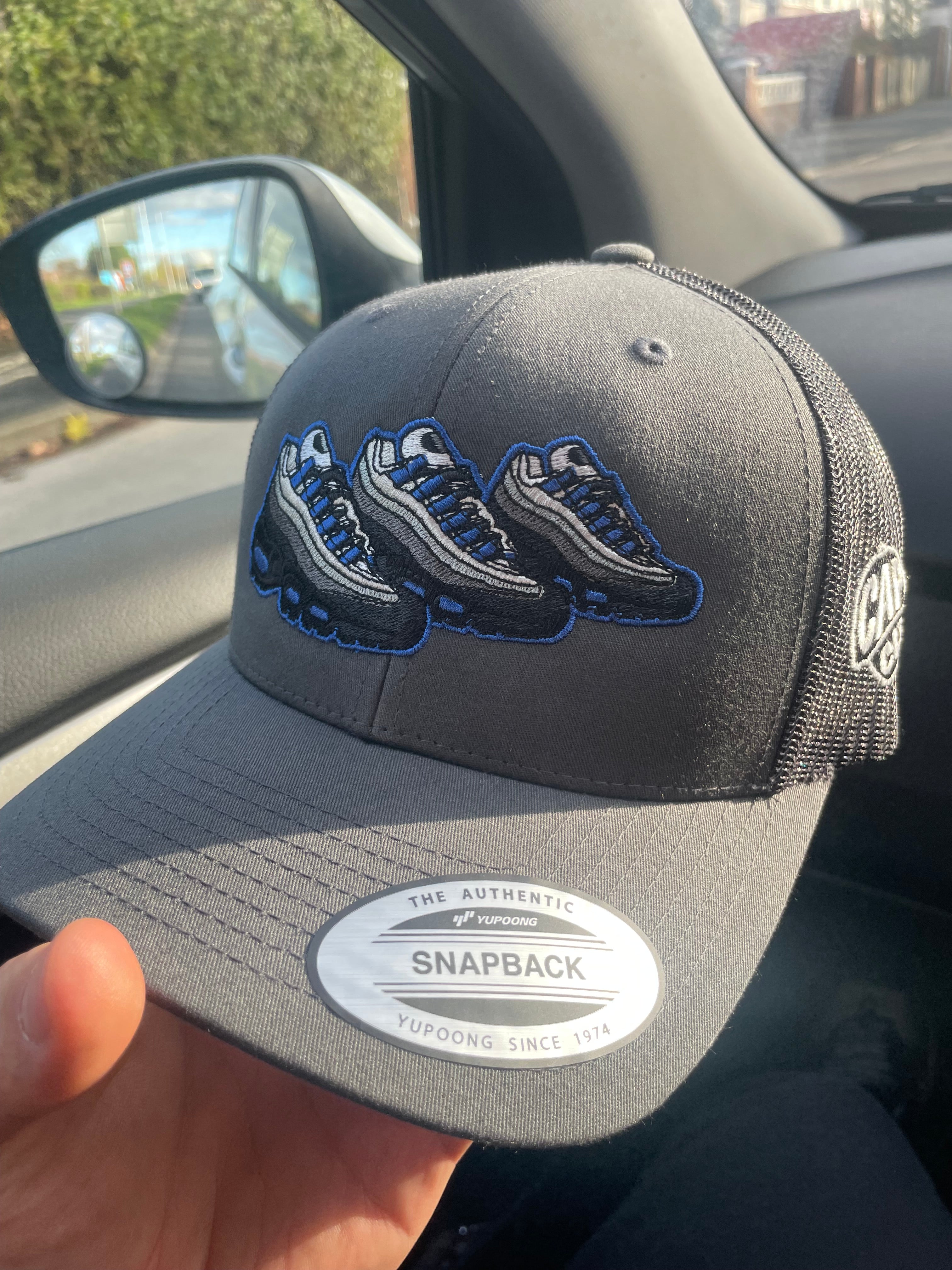 Blue Sparks Cap - GREY