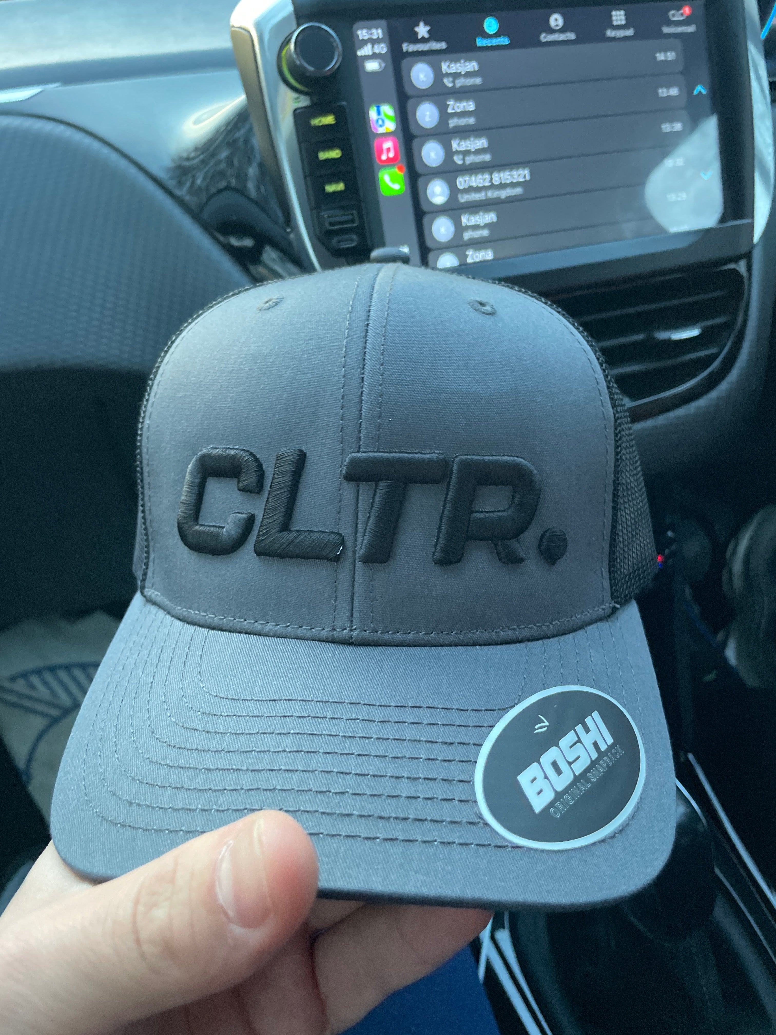 CLTR Cap - GREY / BLACK / BLACK