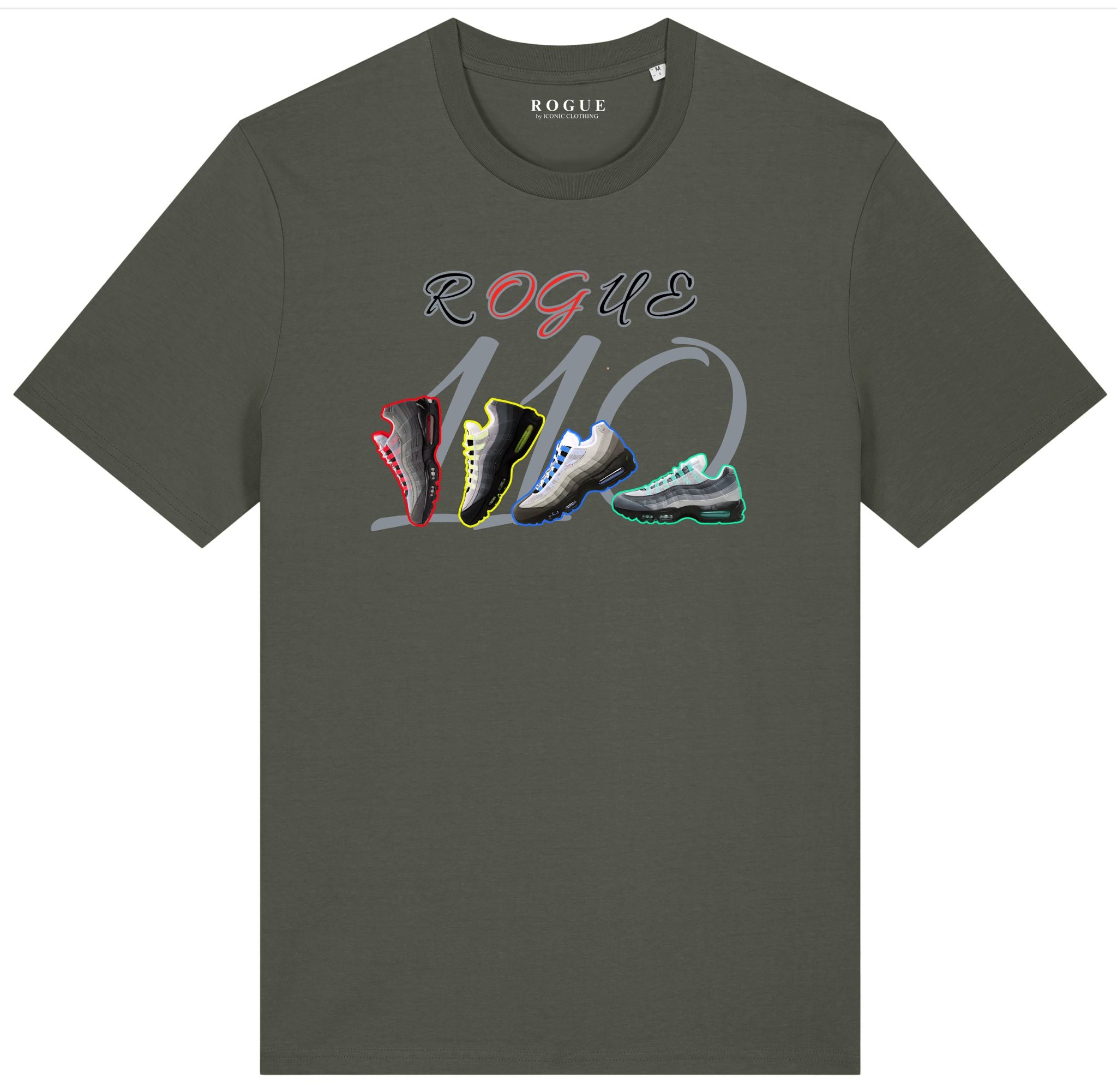 ROGUE 110s OG T-SHIRT - CHARCOAL GREY